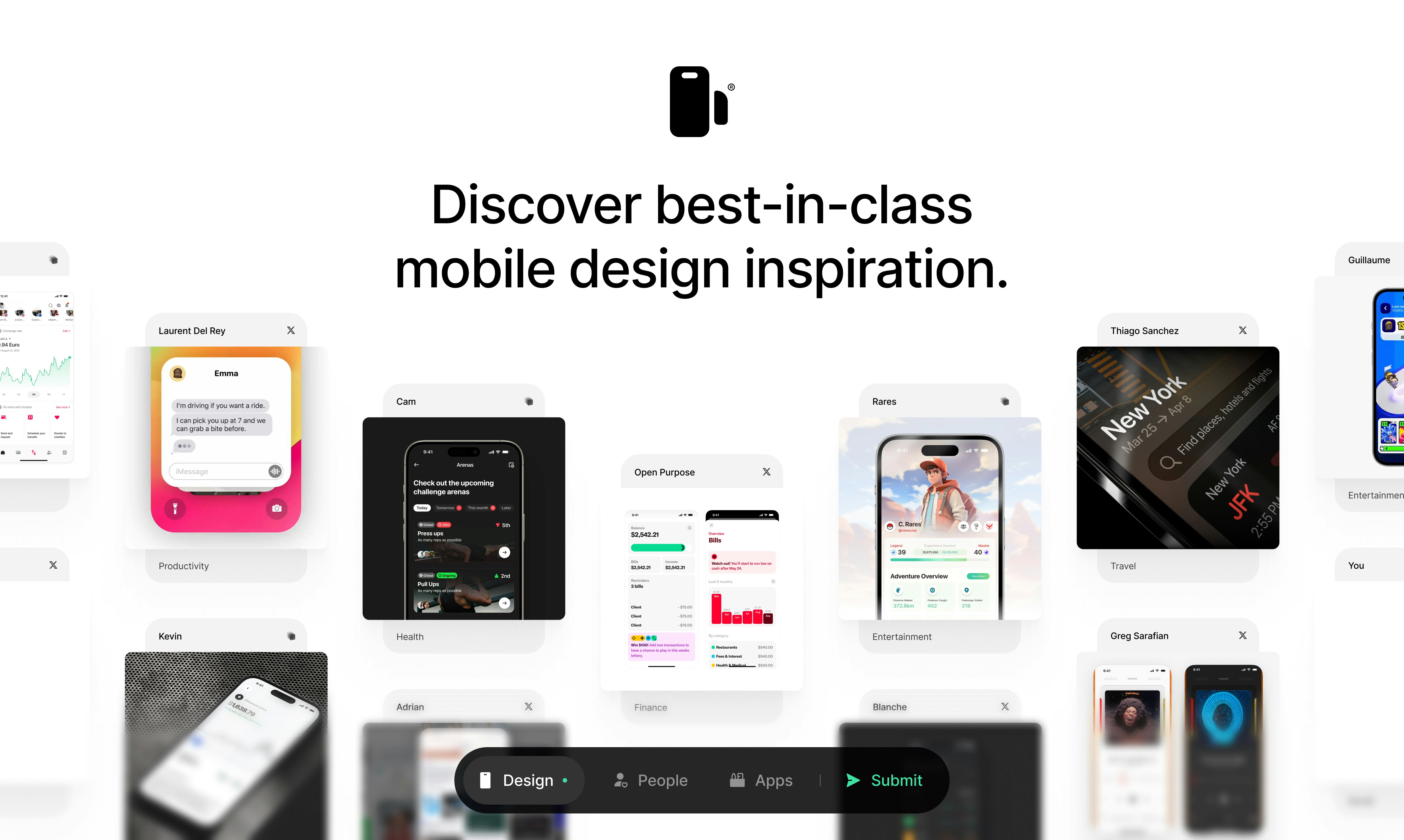 startuptile Handheld Design-Discover best-in-class mobile design inspiration