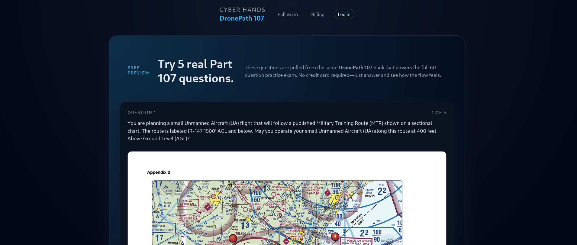 DronePath 107 - Screenshot 5 showing product features and functionality