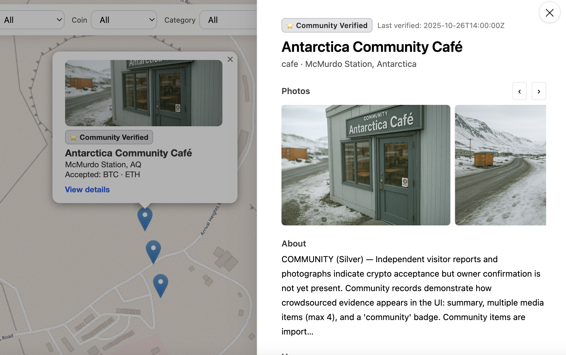 CryptoPayMap gallery image