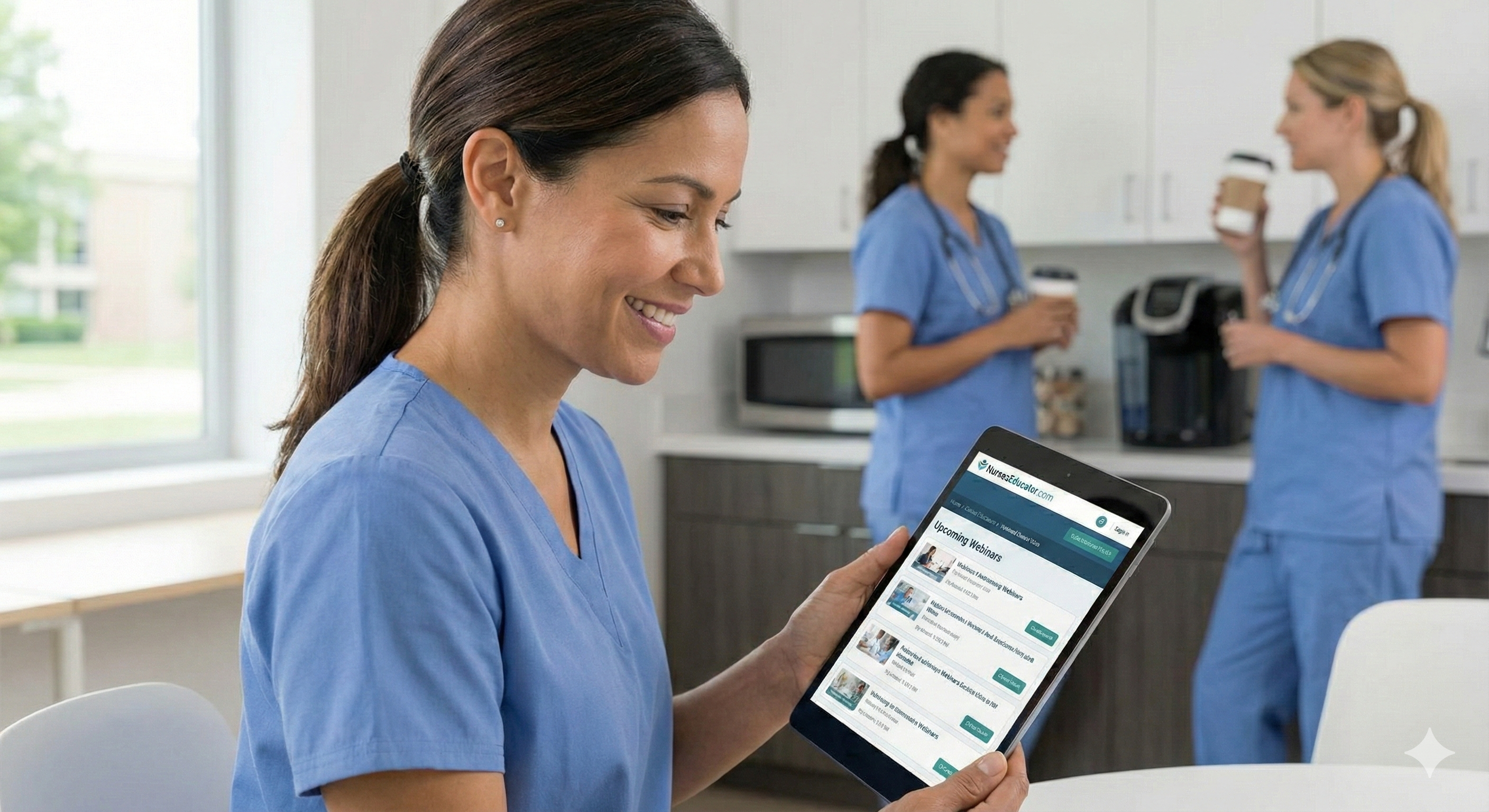 NursesEducator.com - Screenshot 2 showing product features and functionality