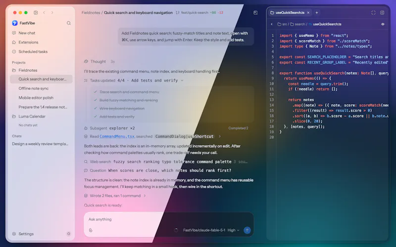 FastVibe screenshot 1