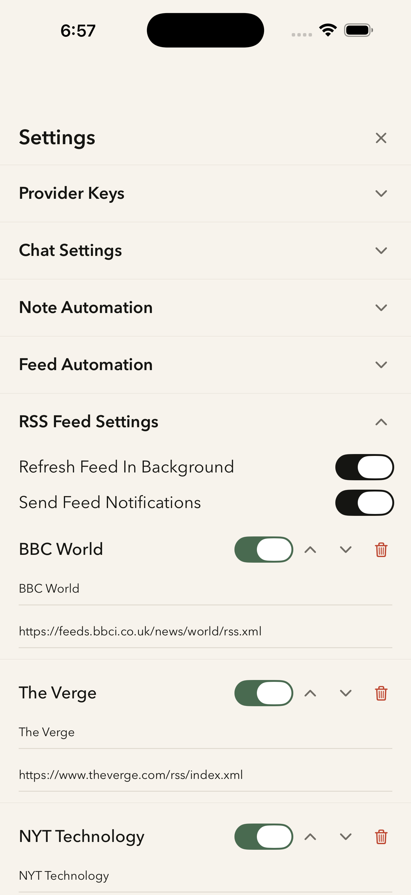 evo note gallery image