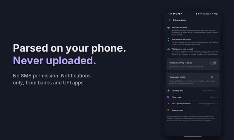 FairOwe: Expense & Split screenshot 3