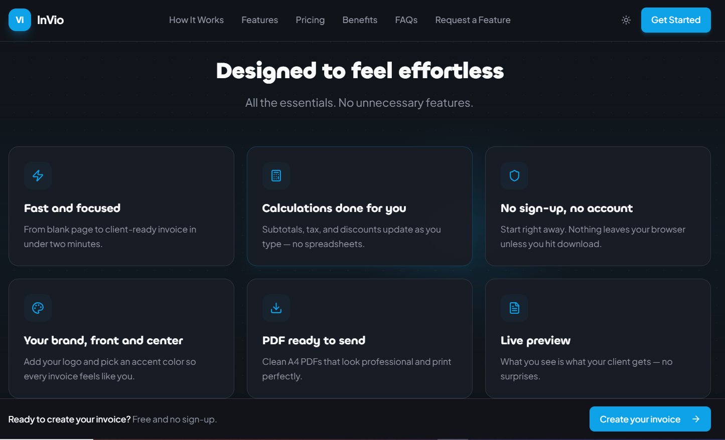 InVio - Screenshot 2 showing product features and functionality