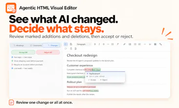 Agentic HTML Visual Editor gallery image