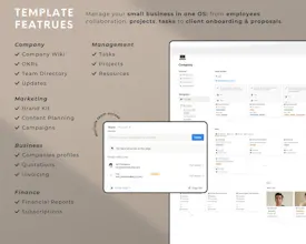Marketing Agency OS Notion Template gallery image