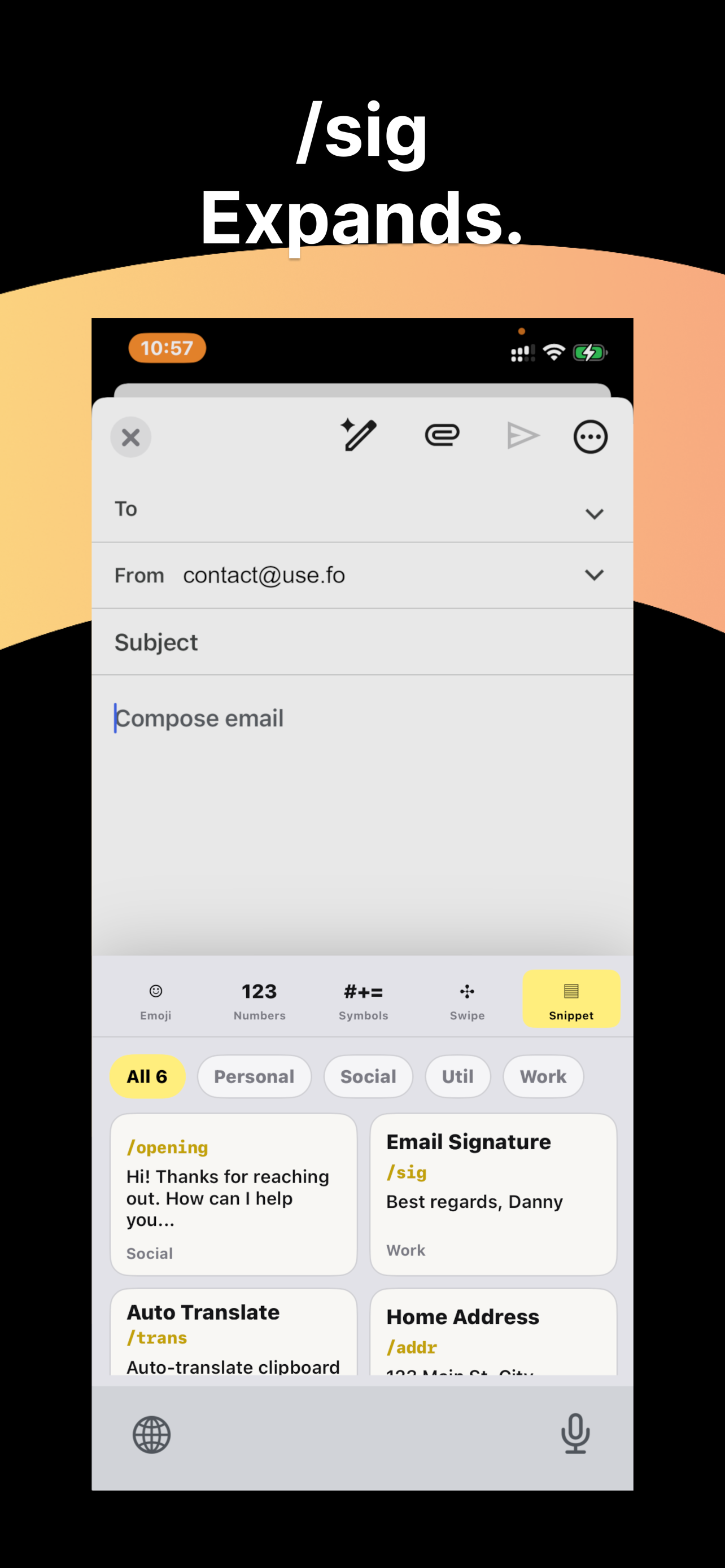 use.fo: AI Voice Typing gallery image