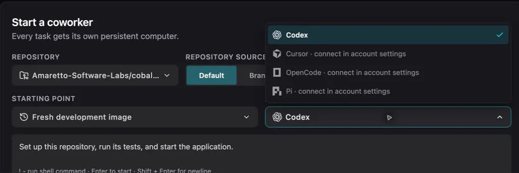 Cobalt screenshot 2