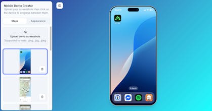Free mobile app demo creator gallery image