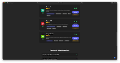 Top 5 VPN Free Android portal gallery image