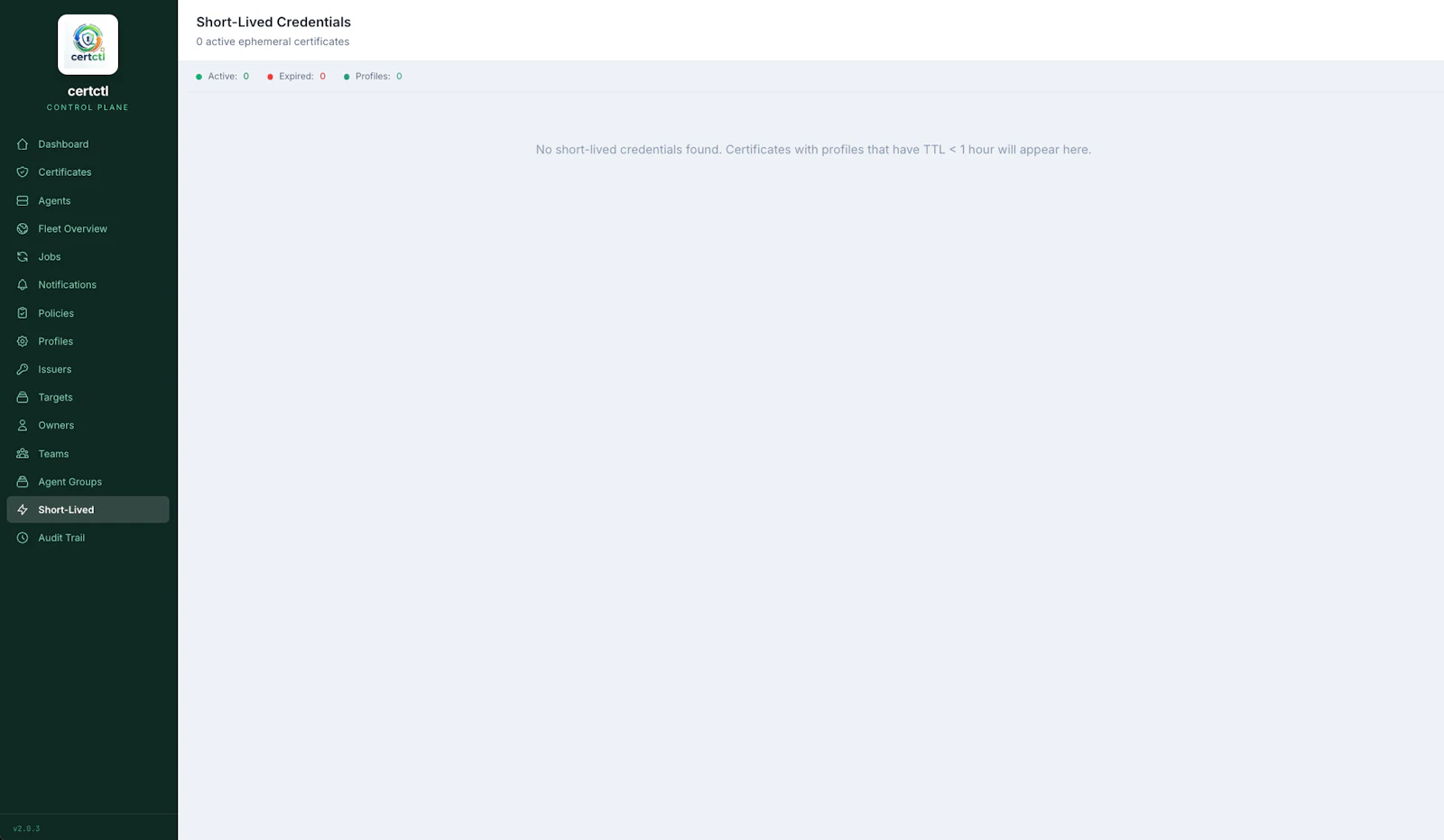 certctl screenshot 2