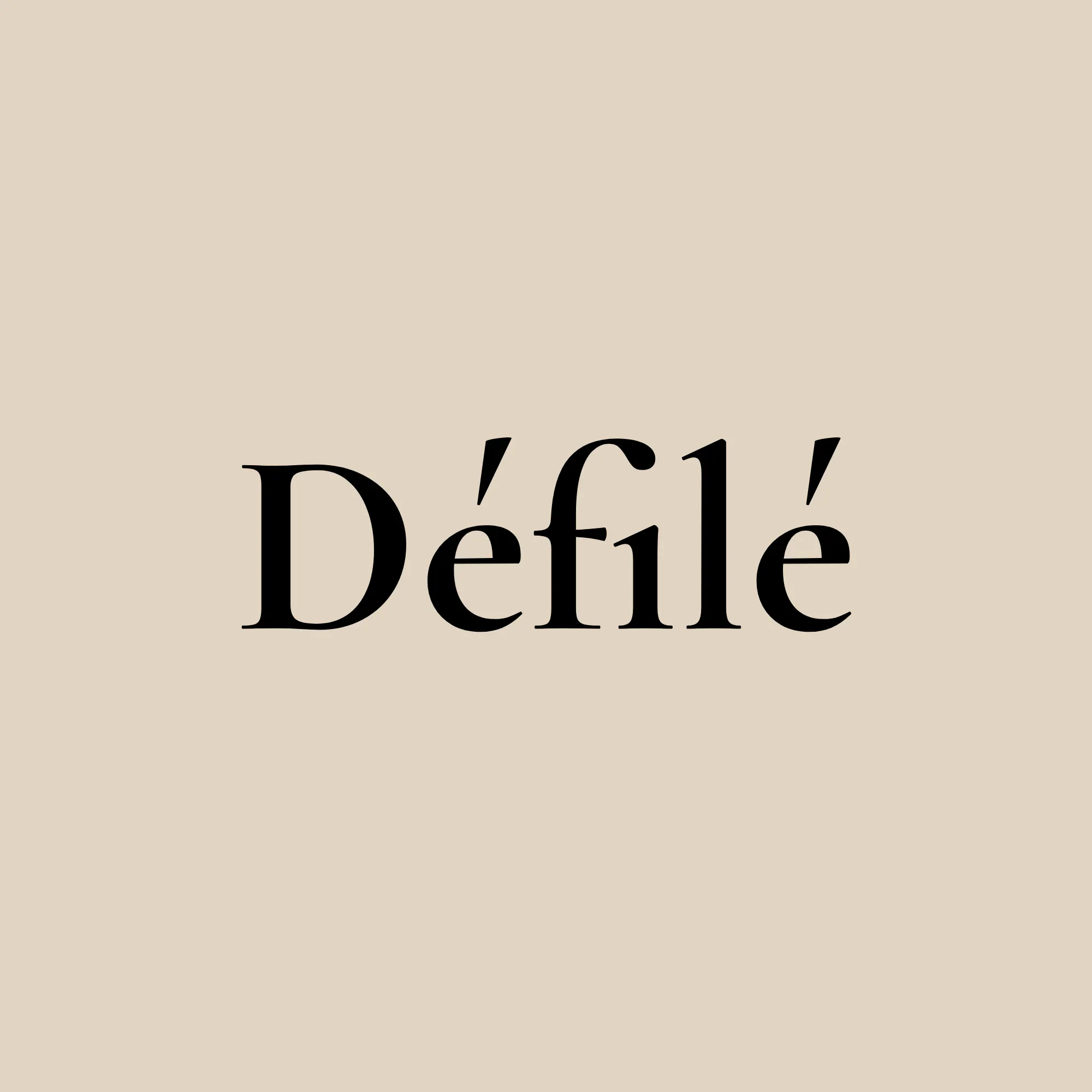 Défilé