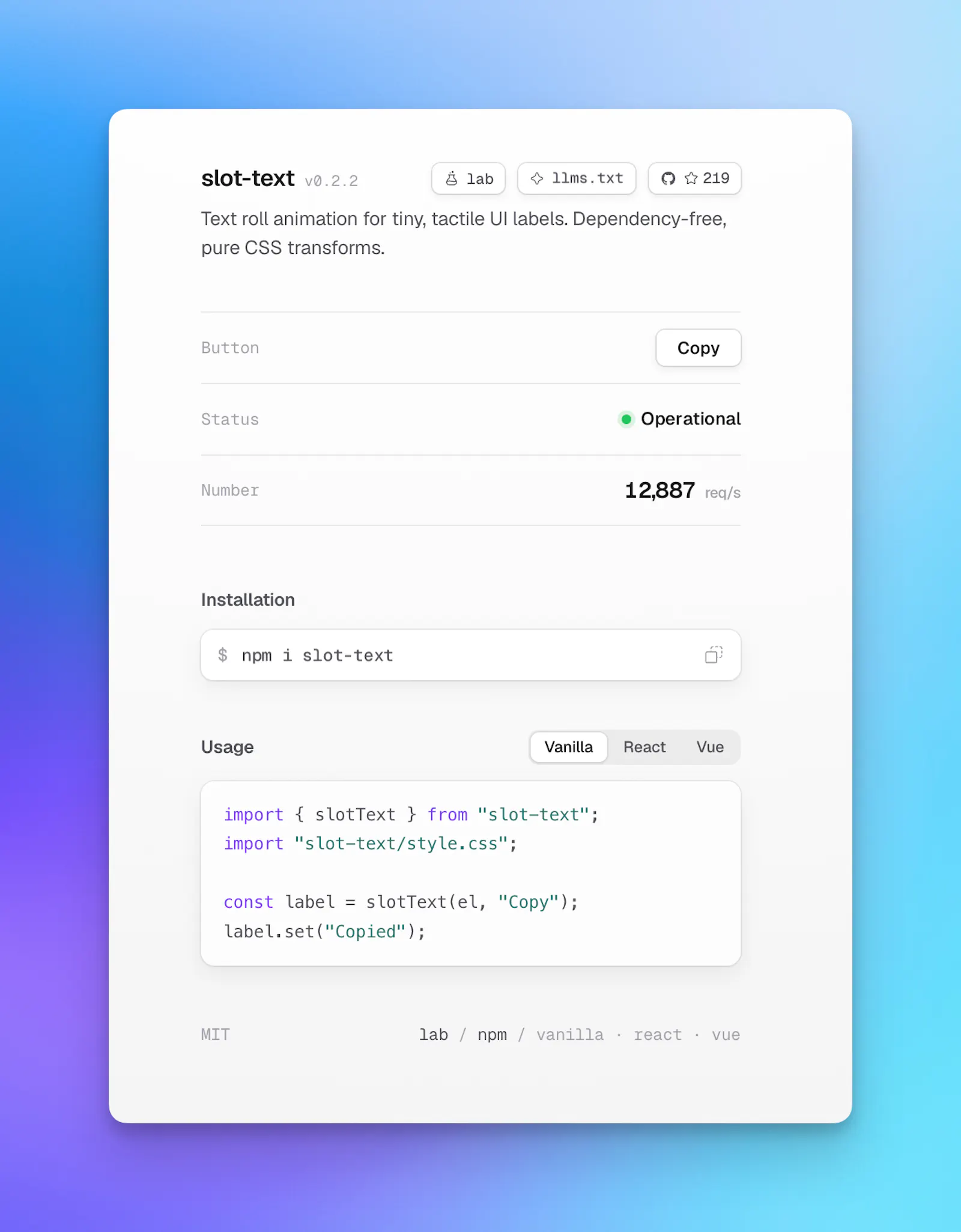 Slot-text screenshot 1