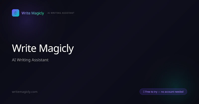 Write Magicly screenshot 1