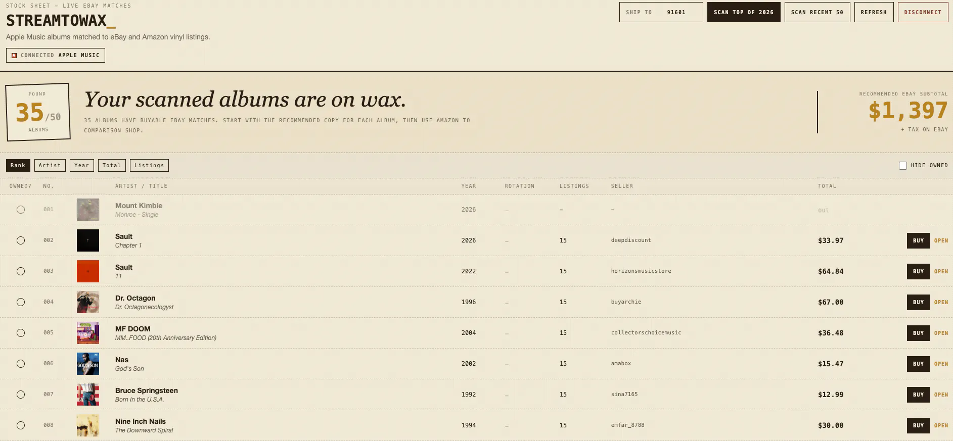 Stream To Wax gallery image