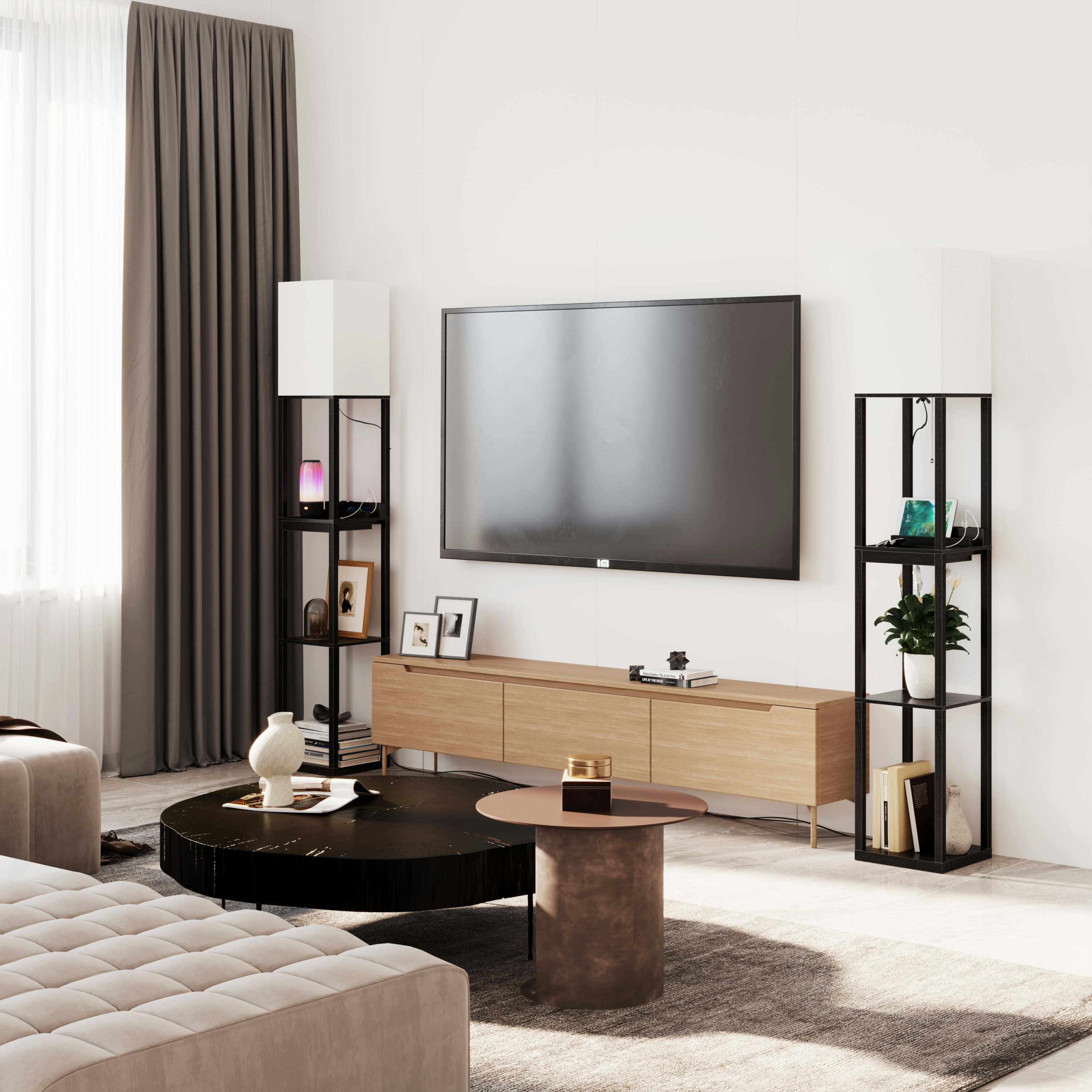 Sunmory Shelf Floor Lamp gallery image