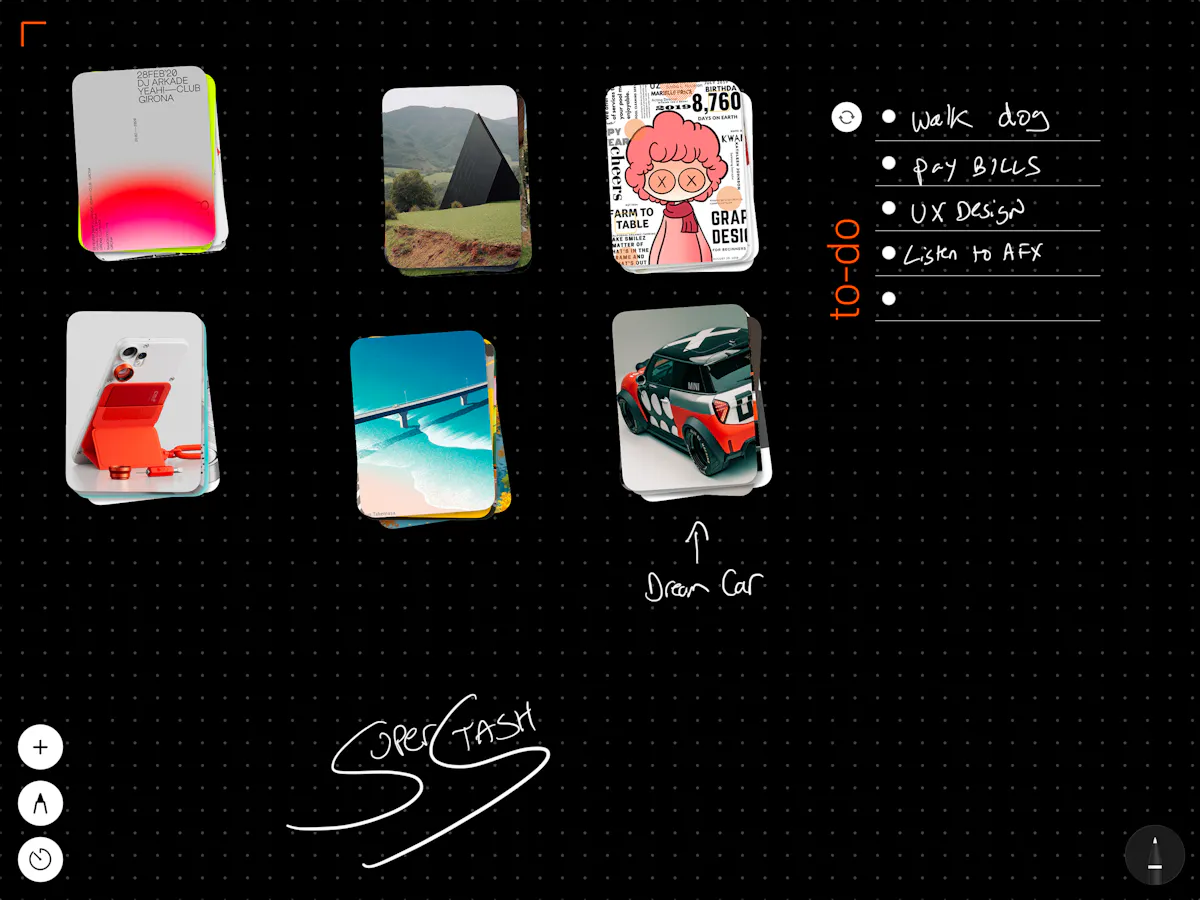 Superstash — Your Infinite Canvas