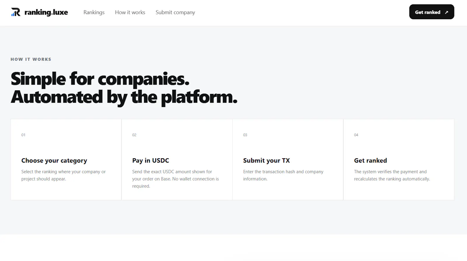 ranking.luxe - Premium Rankings screenshot 4