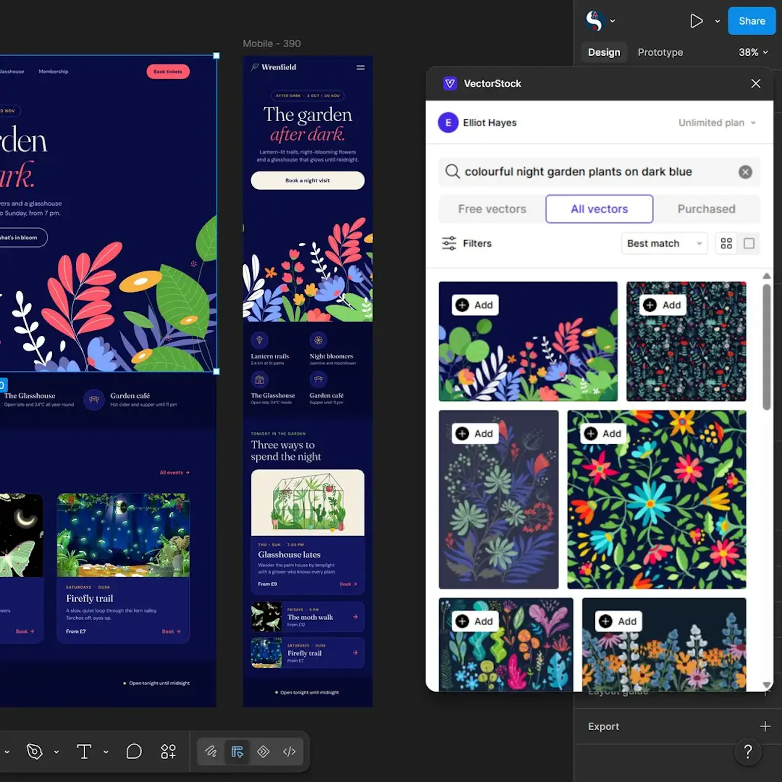 VectorStock for Figma screenshot 2