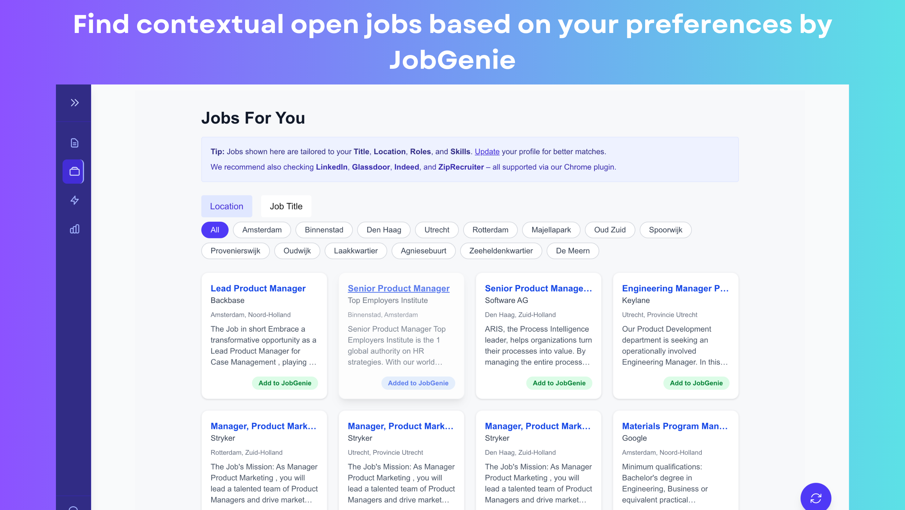 JobGenie gallery image