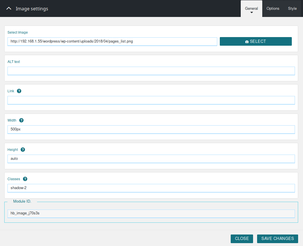 HayyaBuild - WordPress builder gallery image