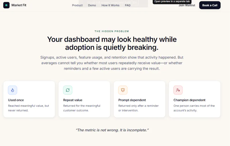 Market Fit screenshot 1