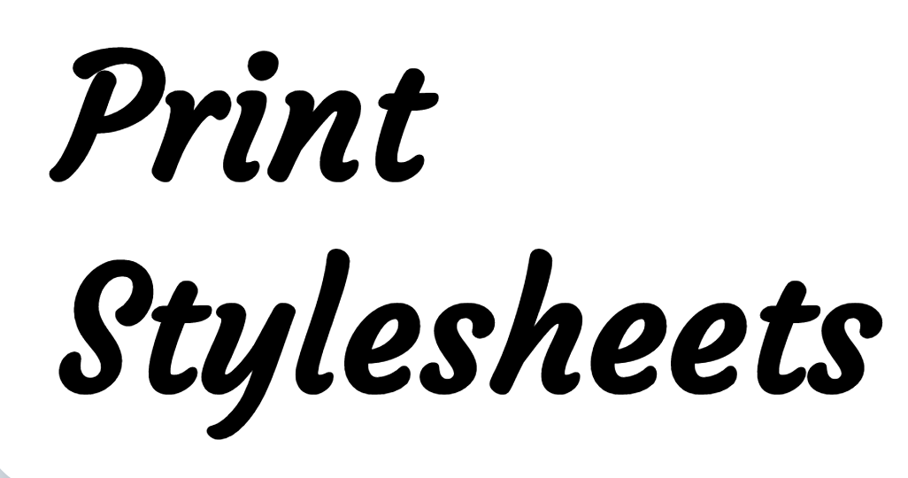 Print Stylesheet Book gallery image
