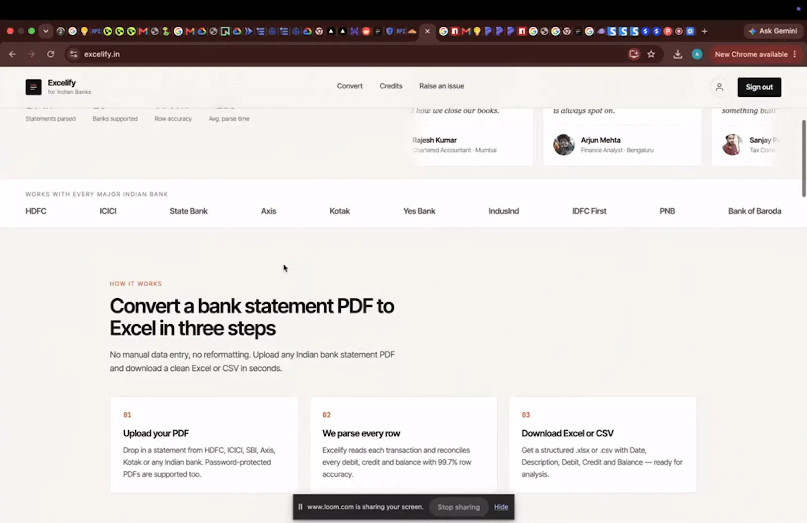 Excelify screenshot 1 (video preview)