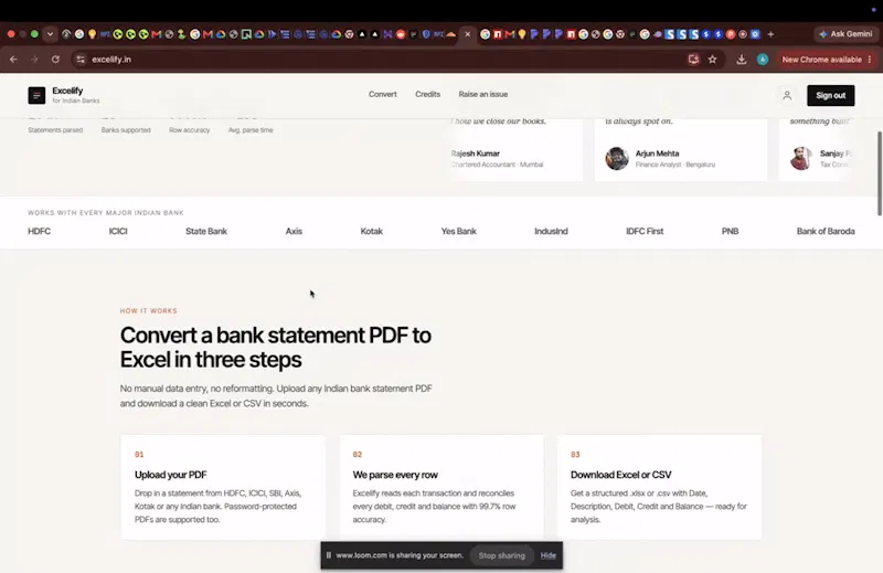 Excelify screenshot 1 (video preview)