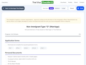 Thai Visa Checklist gallery image