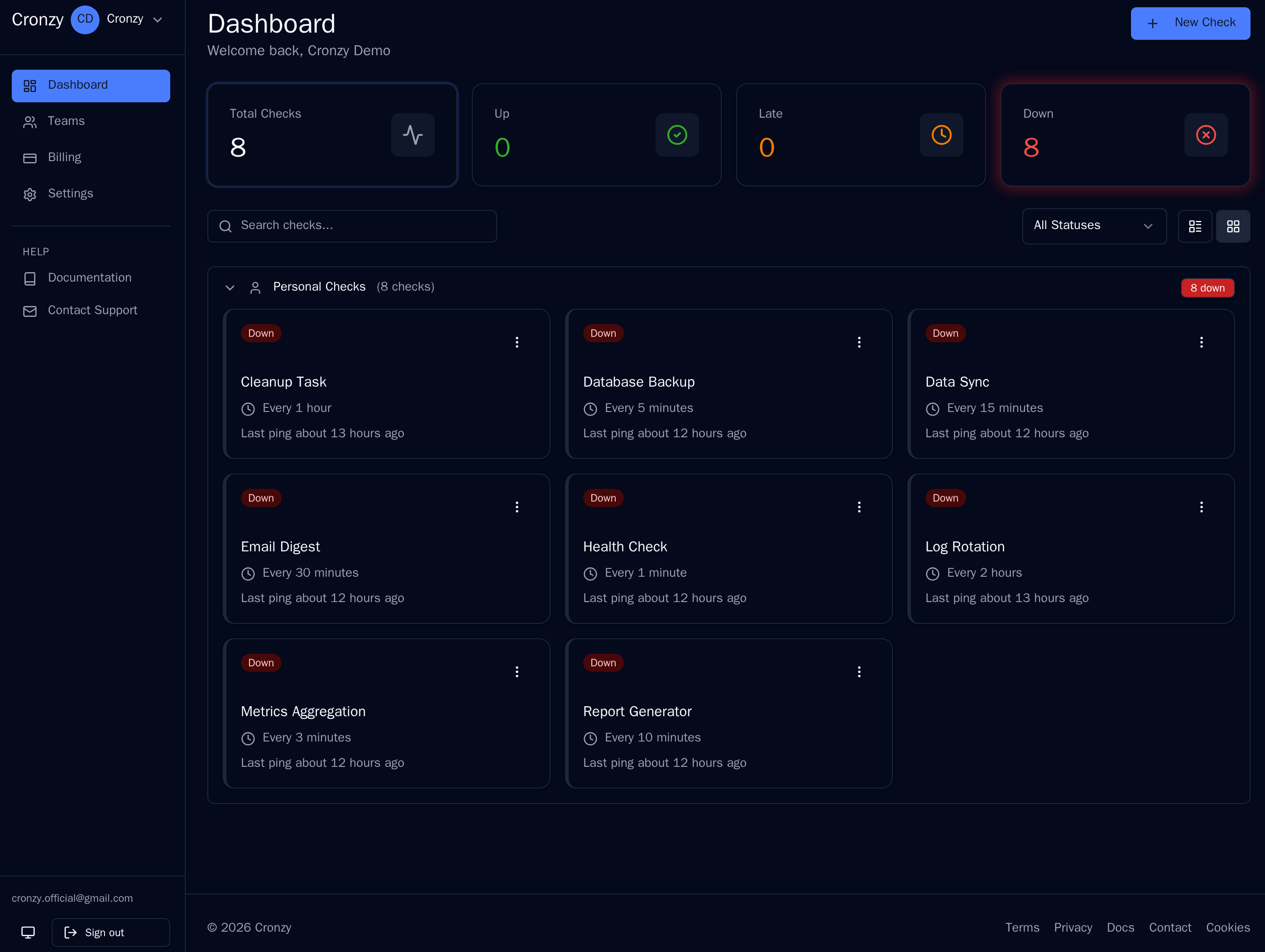 Cronzy - Screenshot 2 showing product features and functionality