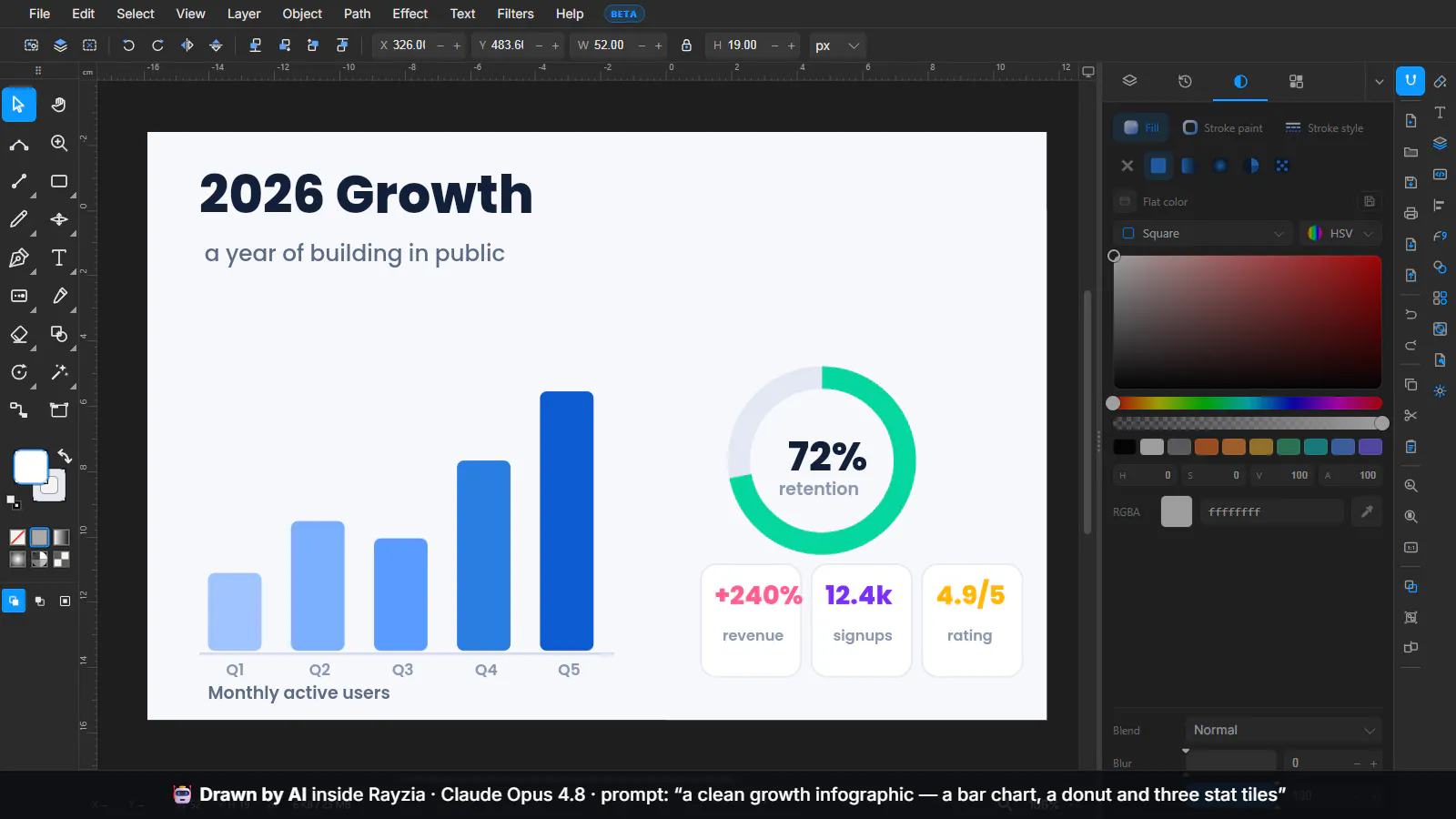 Rayzia AI Agent Vector Editor screenshot 4
