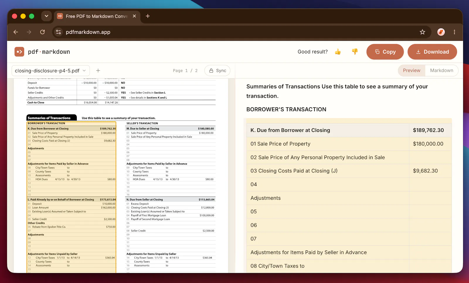 pdfmarkdown.app screenshot 8