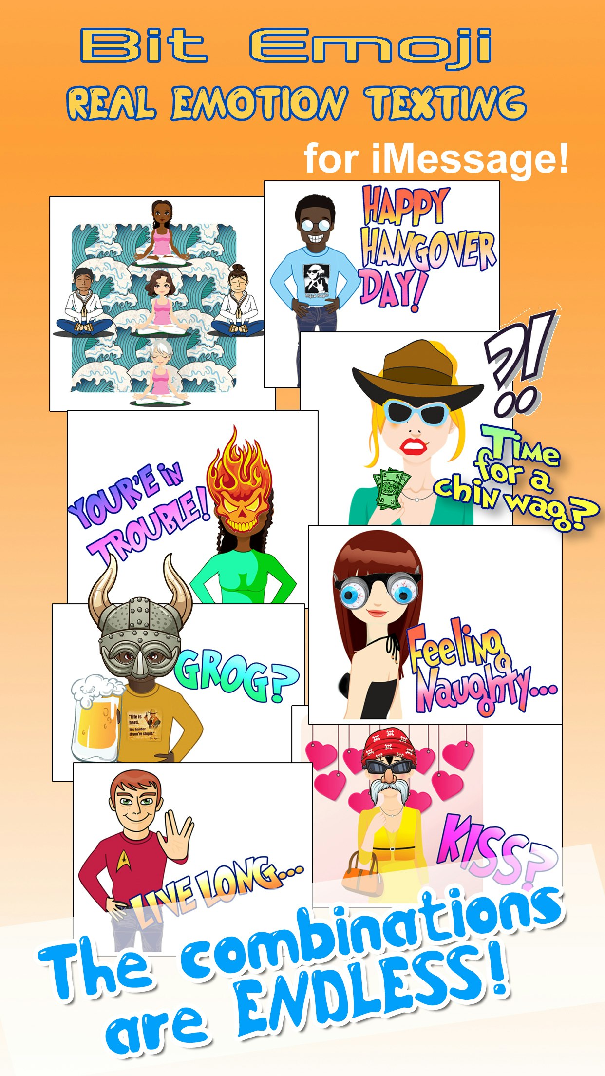 Bit Emoji - Real Emotion Texting App for iMessage gallery image