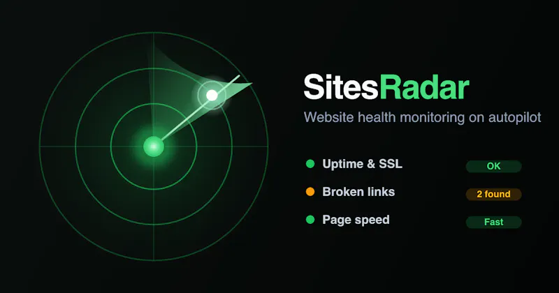 SitesRadar screenshot 1
