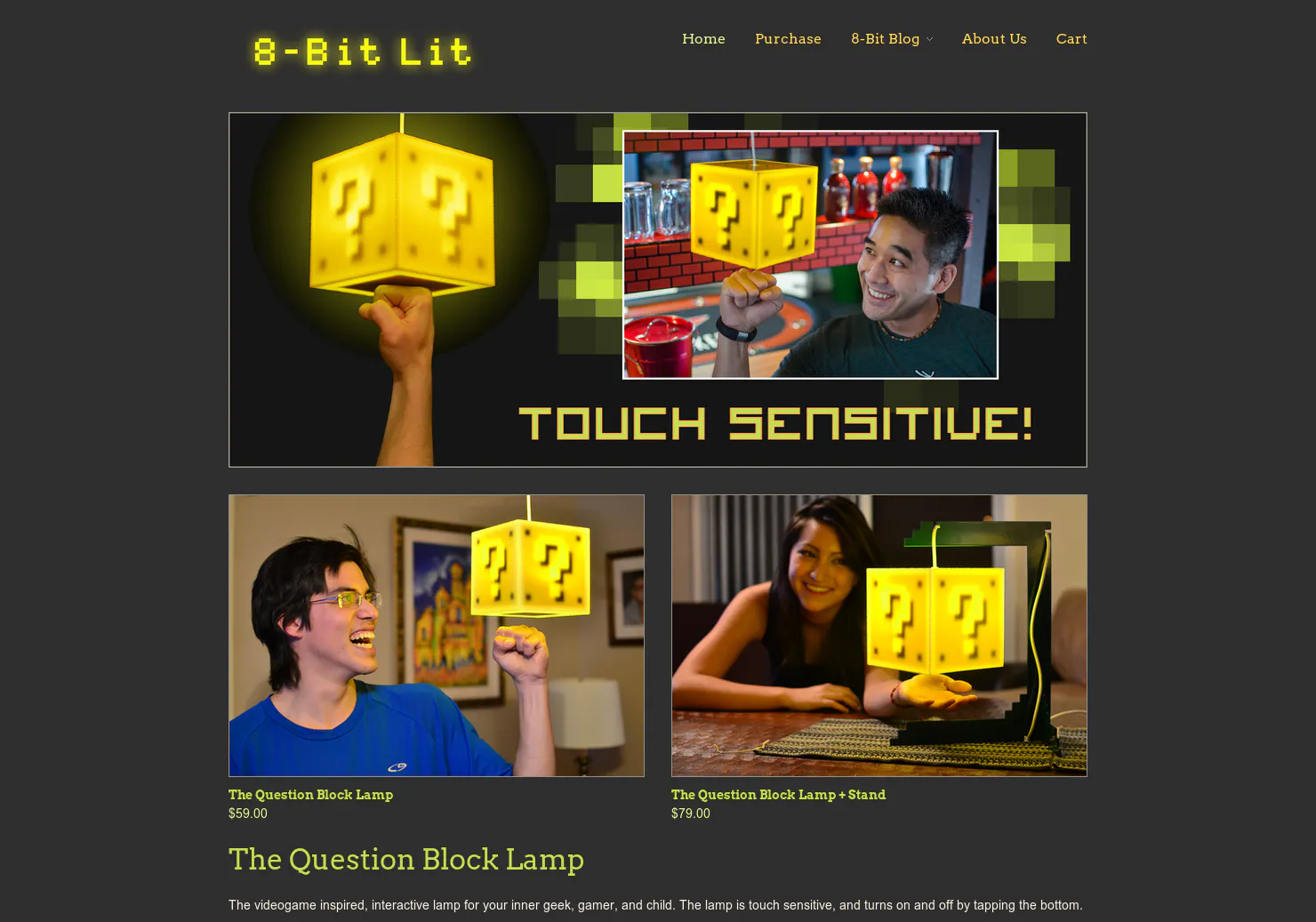 Question Block Lamp
