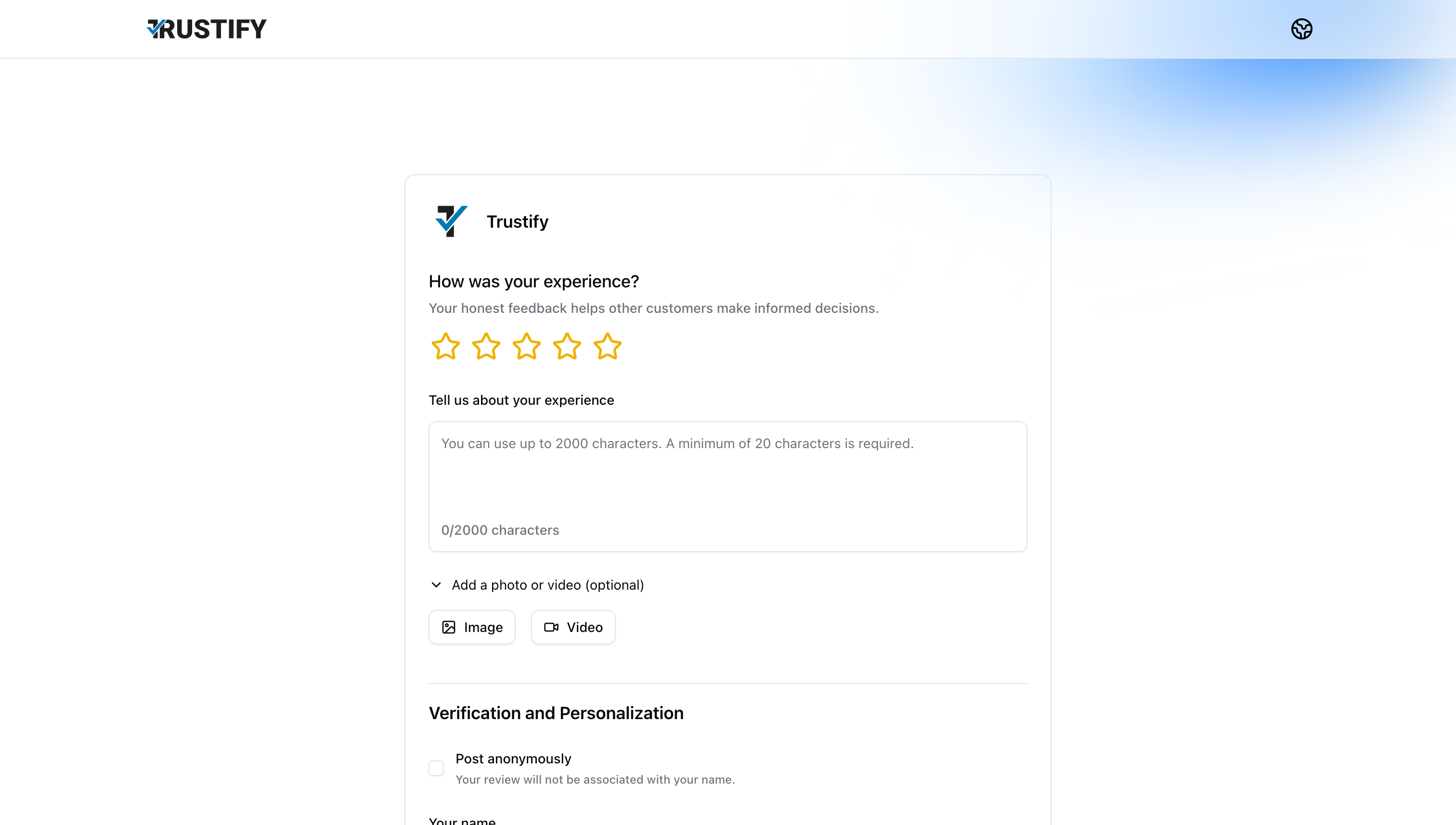 Trustify 3.X - Screenshot 5 showing product features and functionality