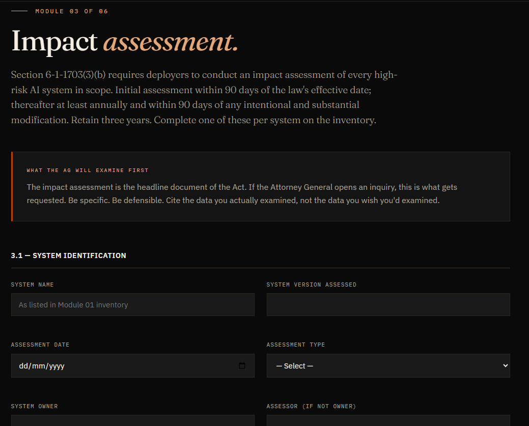 Colorado AI Act Readiness Toolkit gallery image