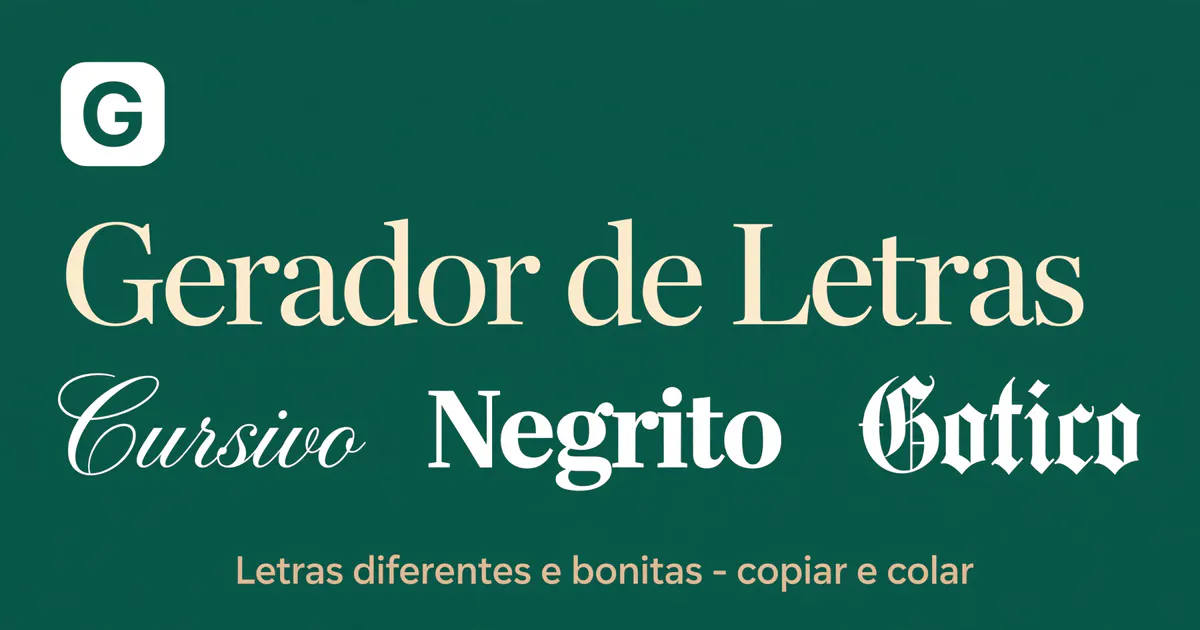 Gerador de Letras gallery image