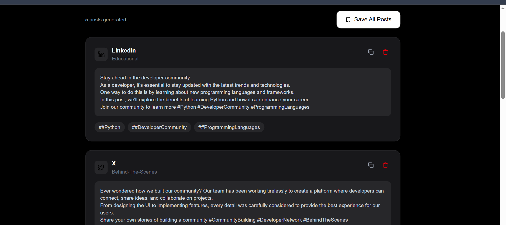 Visibly - Screenshot 4 showing product features and functionality