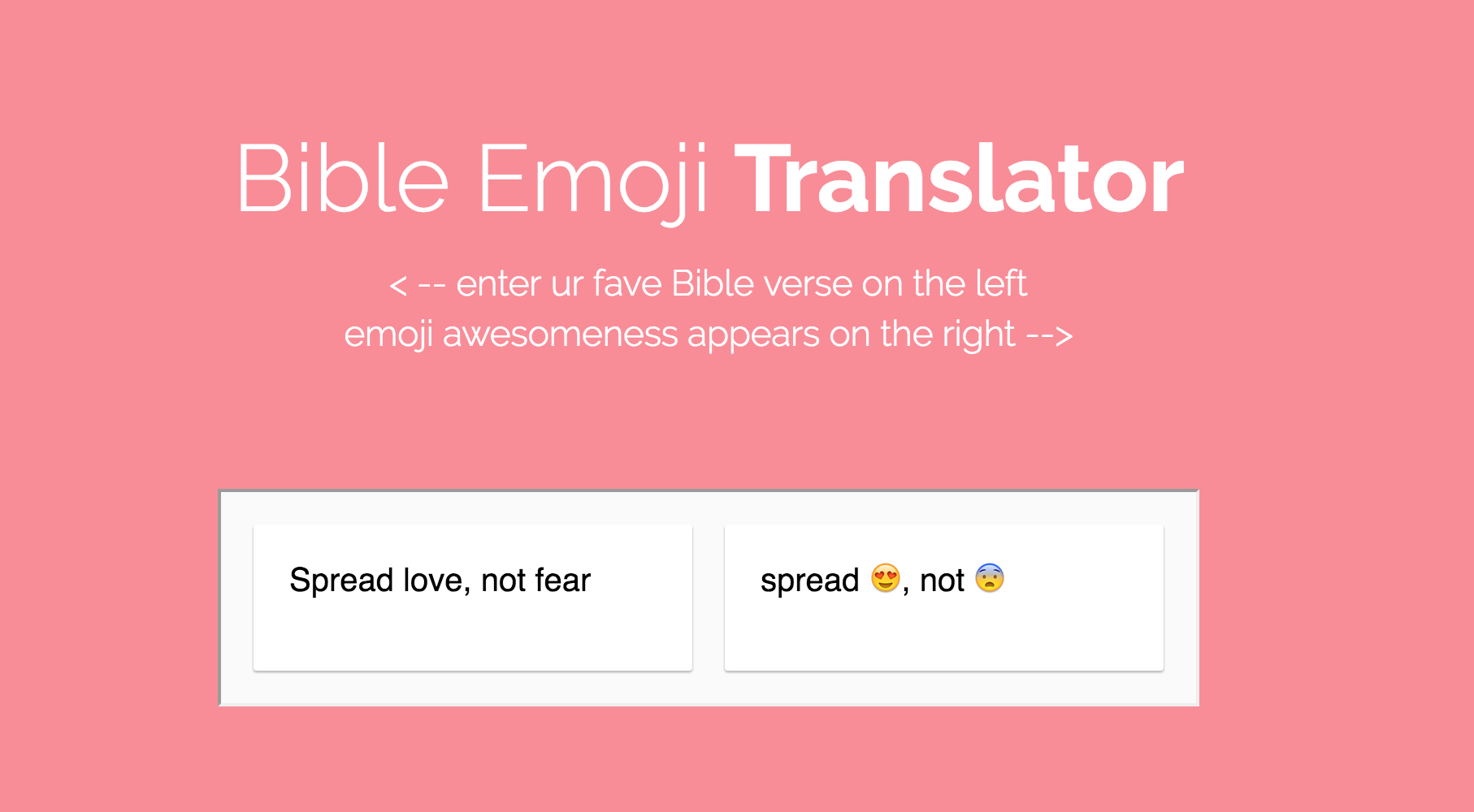 Bible Emoji Translator gallery image