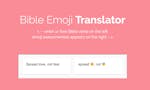 Bible Emoji Translator image