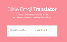 Bible Emoji Translator media 1