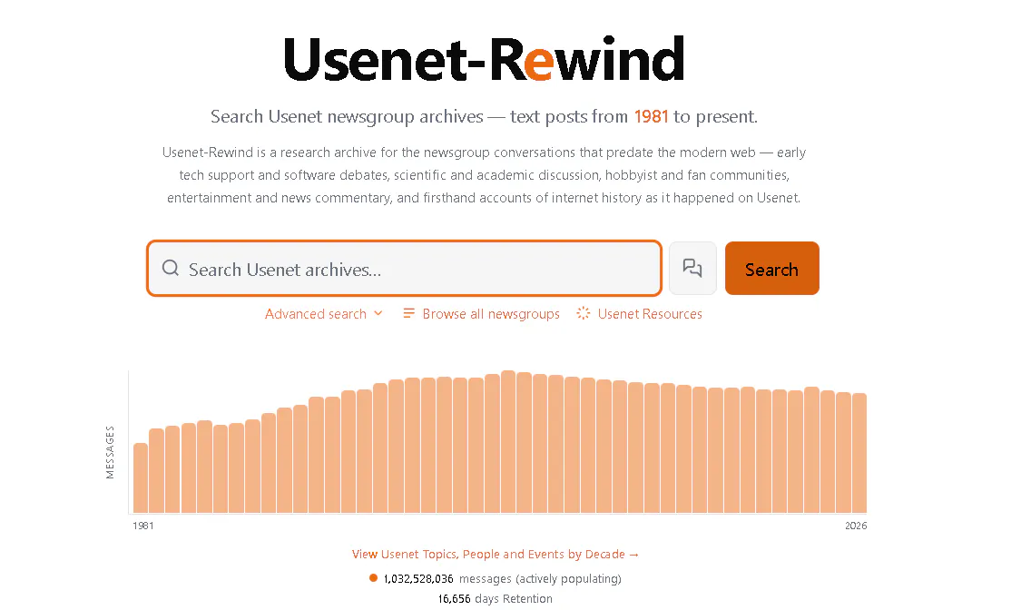 Usenet Rewind gallery image