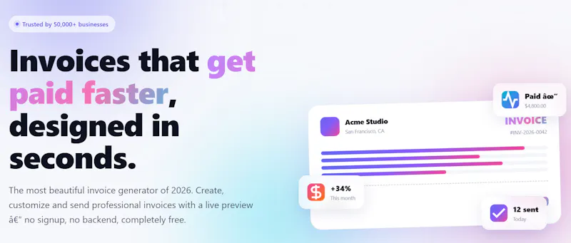 Invoico Best Invoice Builder screenshot 2