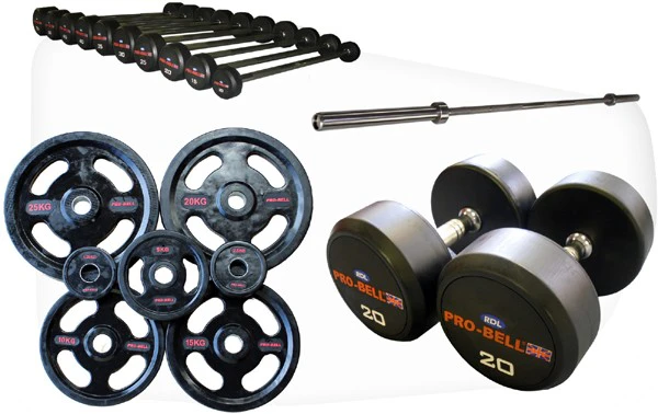  Rubber Gym Weights Pack –£6999.95