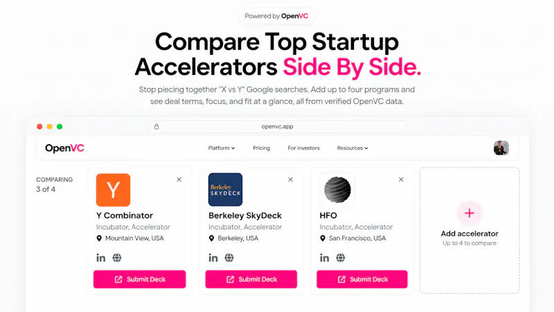 Accelerator Comparator screenshot 2