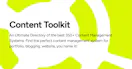 Content Toolkit