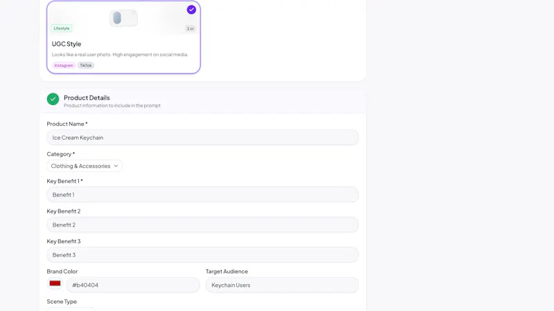 quyash - AI product visuals in 60 sec. screenshot 5