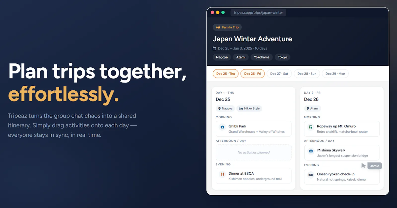 Tripeaz screenshot 1